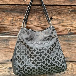 Large Coach signature purse